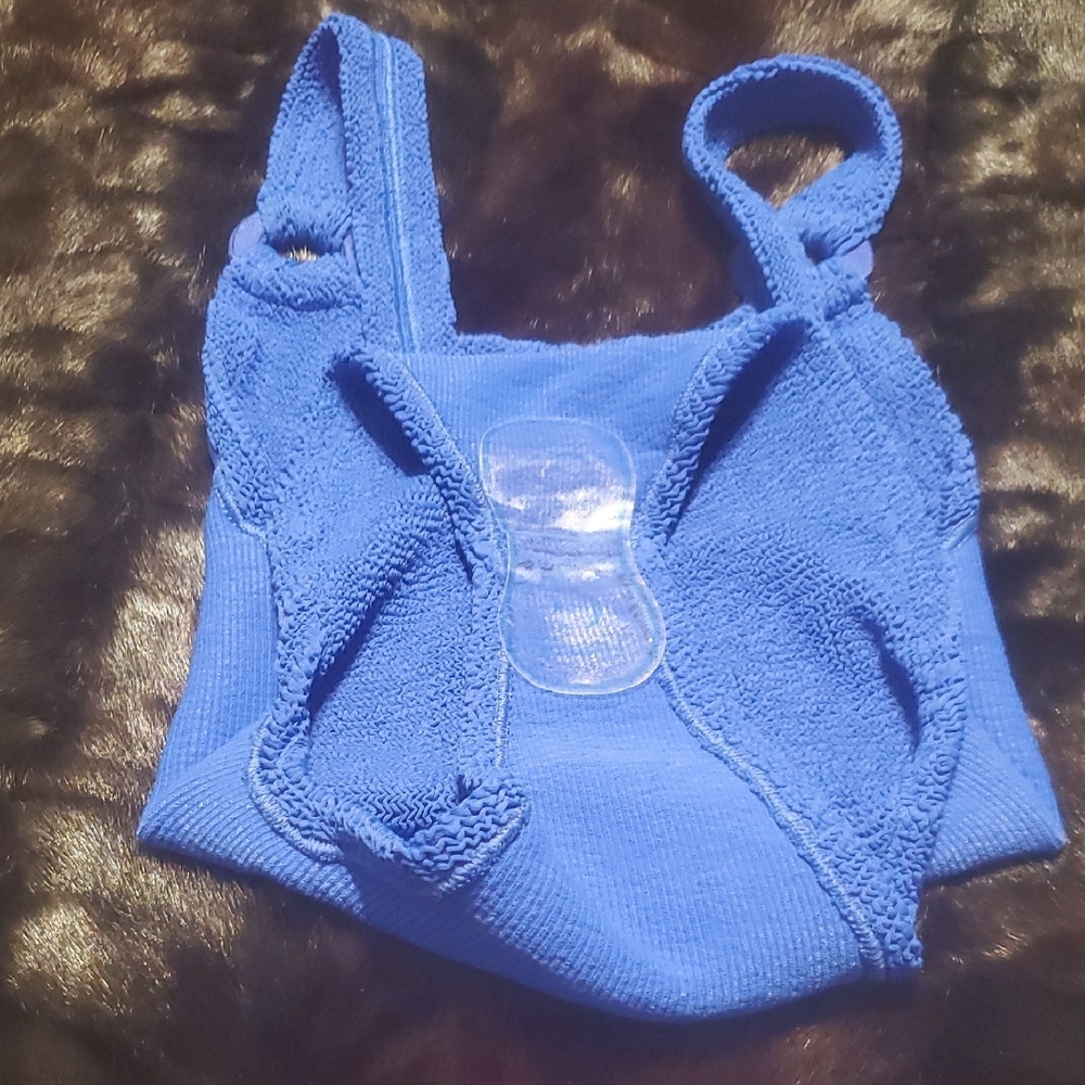 Blue Women's Swim Top - Picture 7 of 8